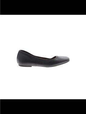 Vionic Orinda Square Toe Ballet Flat 6 1/2 Black Women's